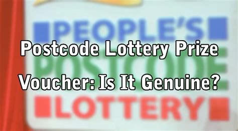 does the postcode lottery give prize vouchers